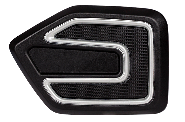 Rear Bumper Garnish - Midnight Black & Silky Silver | New Alto K10