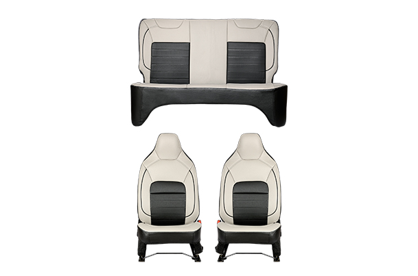 Seat Cover - Beige Tone Black Lining Finish  | New Alto K10 (L)