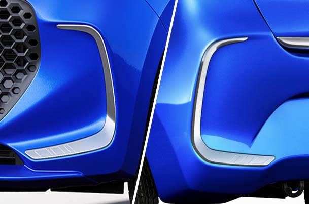 Front and Rear Bumper Garnish - Grained Finish | New Alto K10