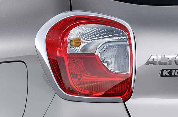 Tail Lamp Garnish - Design 1 - Midnight Black  | New Alto K10