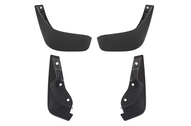 Mud Flap Set  - Front & Rear (Black) | S-Presso