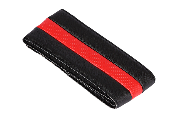 Steering Wheel Cover (Black & Red)