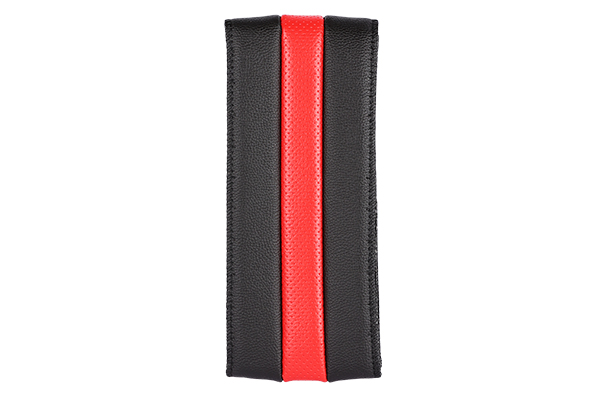 Steering Wheel Cover (Black & Red)