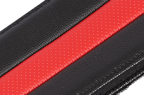 Steering Wheel Cover (Black & Red)