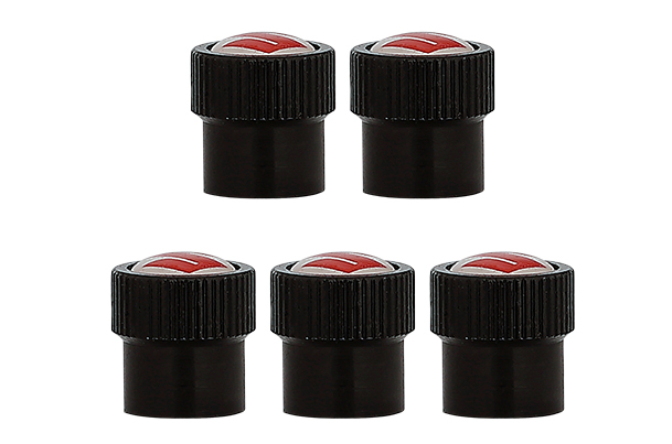 Valve Cap (Black) - 5 Pieces