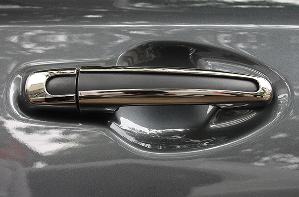 SMART DOOR HANDLE GARNISH - BLACK CHROME | (DZIRE, IGNIS, ERTIGA, BALENO)