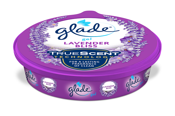 Glade Gel Car Perfume - Lavender Fragrance