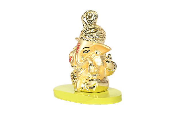 God Idol - Pagdi Ganesha (Golden)