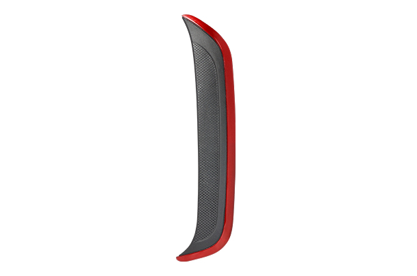 Rear Bumper Painted Garnish - Black + Red | Fronx