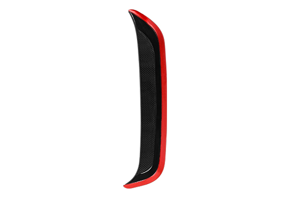 Rear Bumper Etch Garnish - Black + Red | Fronx