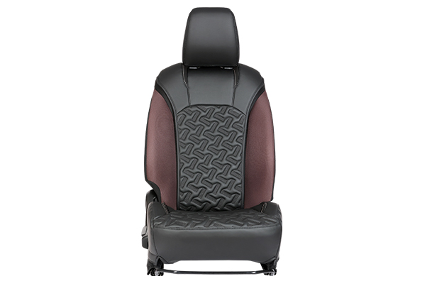 Crystal Cross Black Finish Sleeve Seat Cover | Fronx