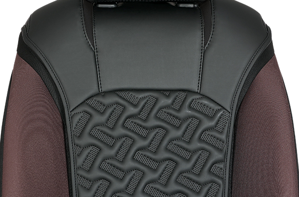 Crystal Cross Black Finish Sleeve Seat Cover | Fronx