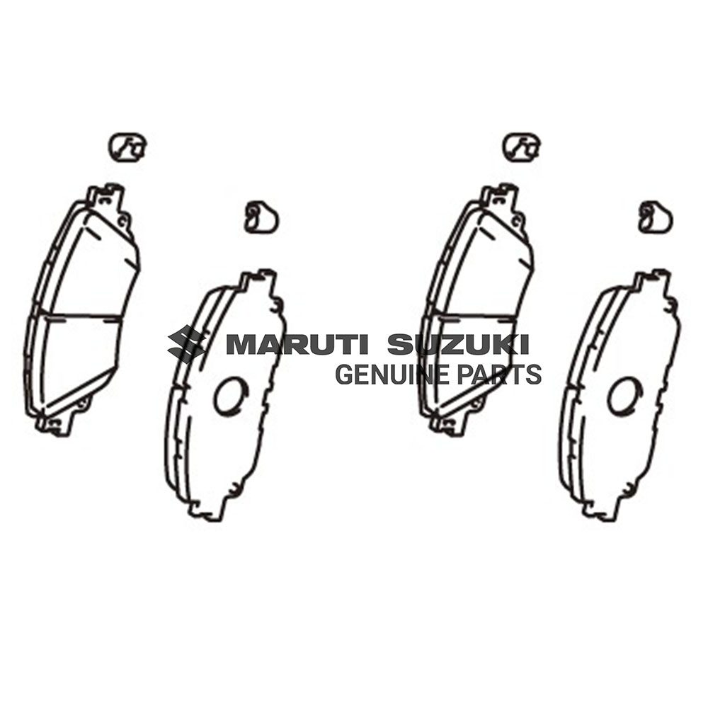 PAD KIT_DISC BK PARTS_FR (MARK ADVICS VC084H)