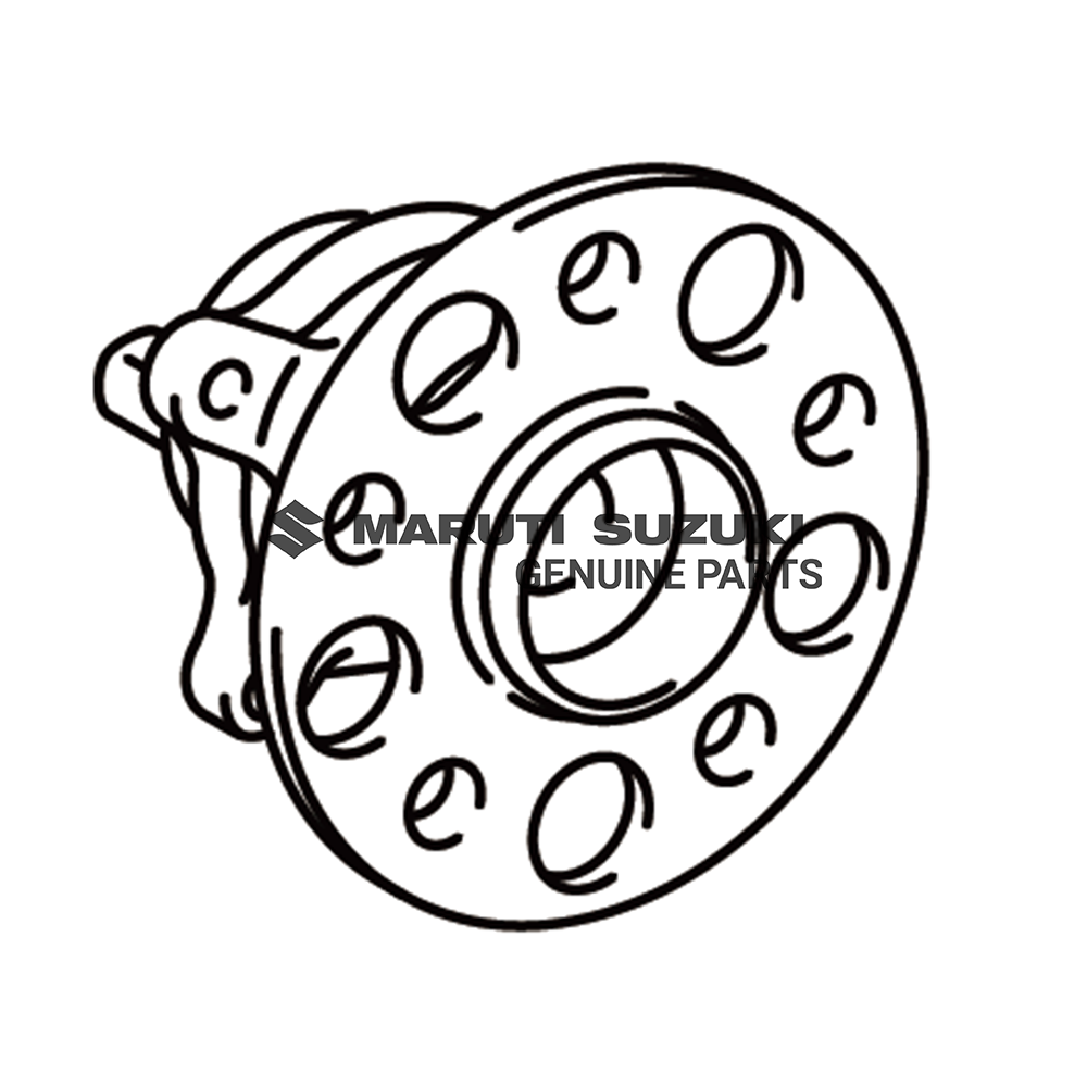 HUB & BRG ASSY_RR AXLE W/ABS