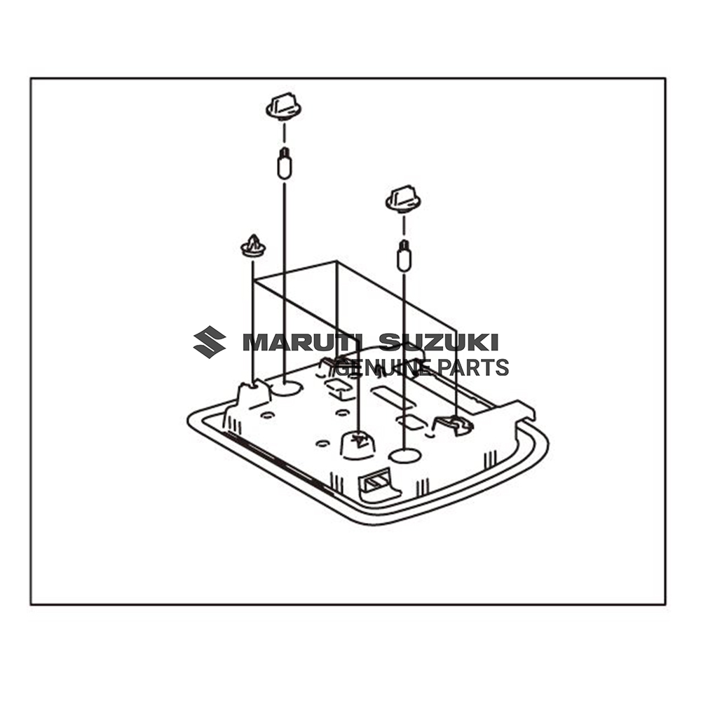 BOX ASSY_ROOF CONSOLE