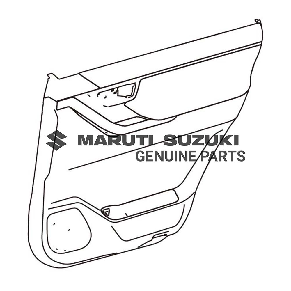 TRIM ASSY REAR DOOR LH