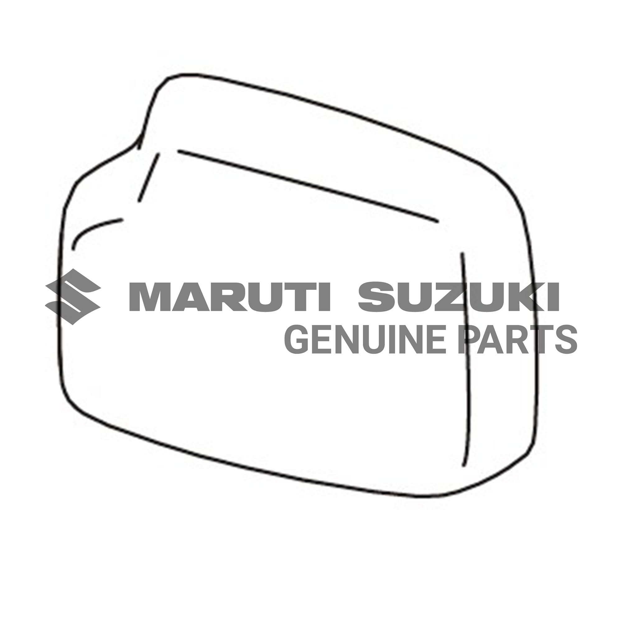 COVER_OUT MIR VISOR_R (BLACK)