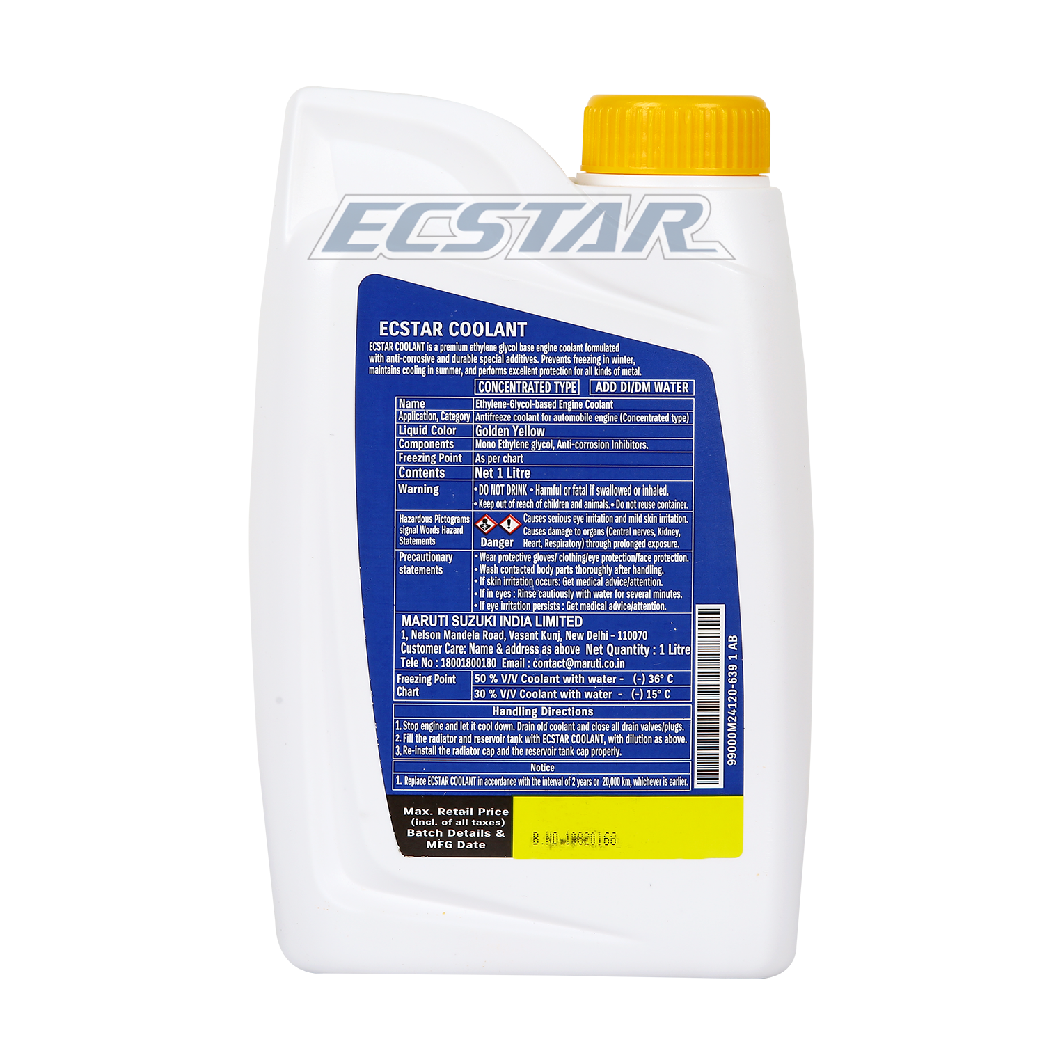 COOLANT (GOLDEN YELLOW) - 1 LTR