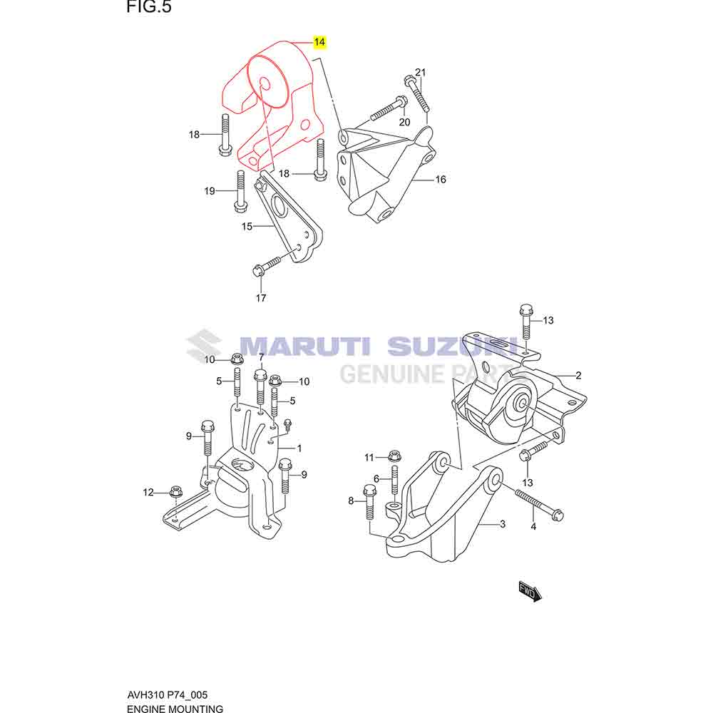 MOUNTING COMP_ENG RR