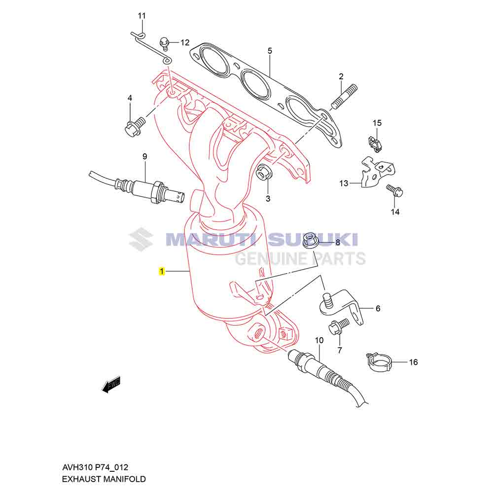 EXHAUST MANIFOLD ASSEMBLY