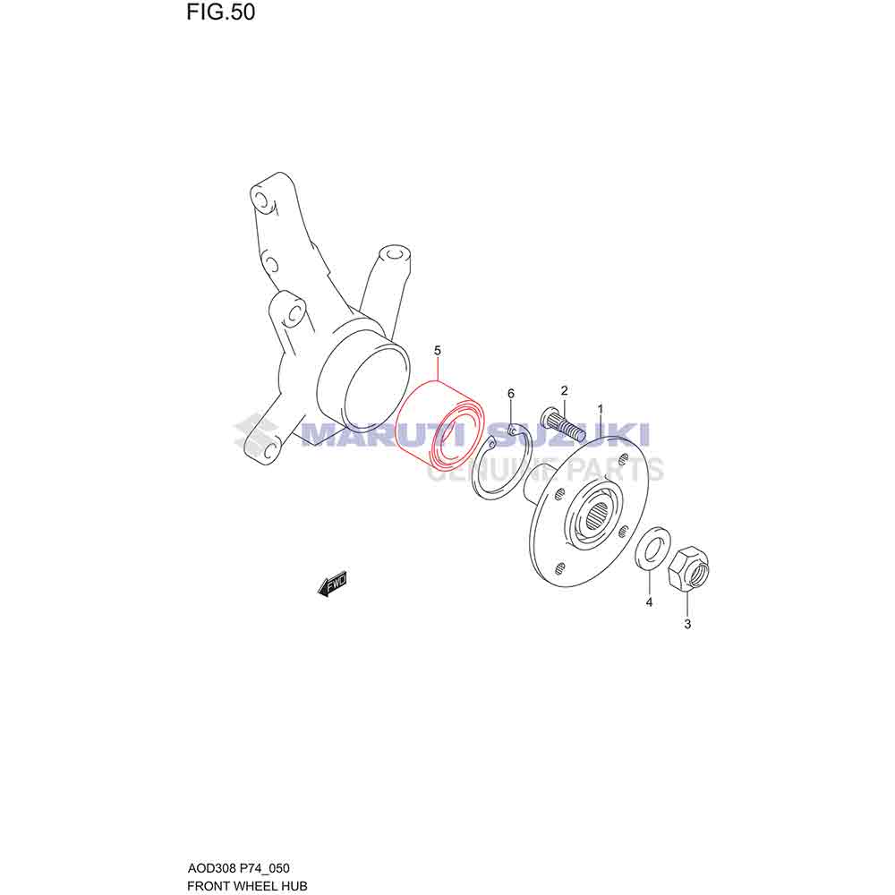 BEARING FRONT WHEEL