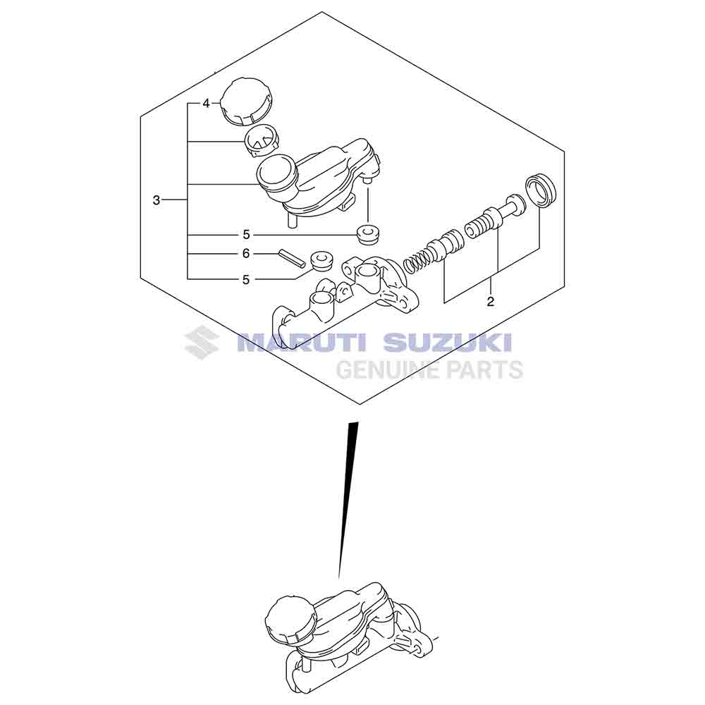 BRAKE MASTER CYLINDER ASSEMBLY