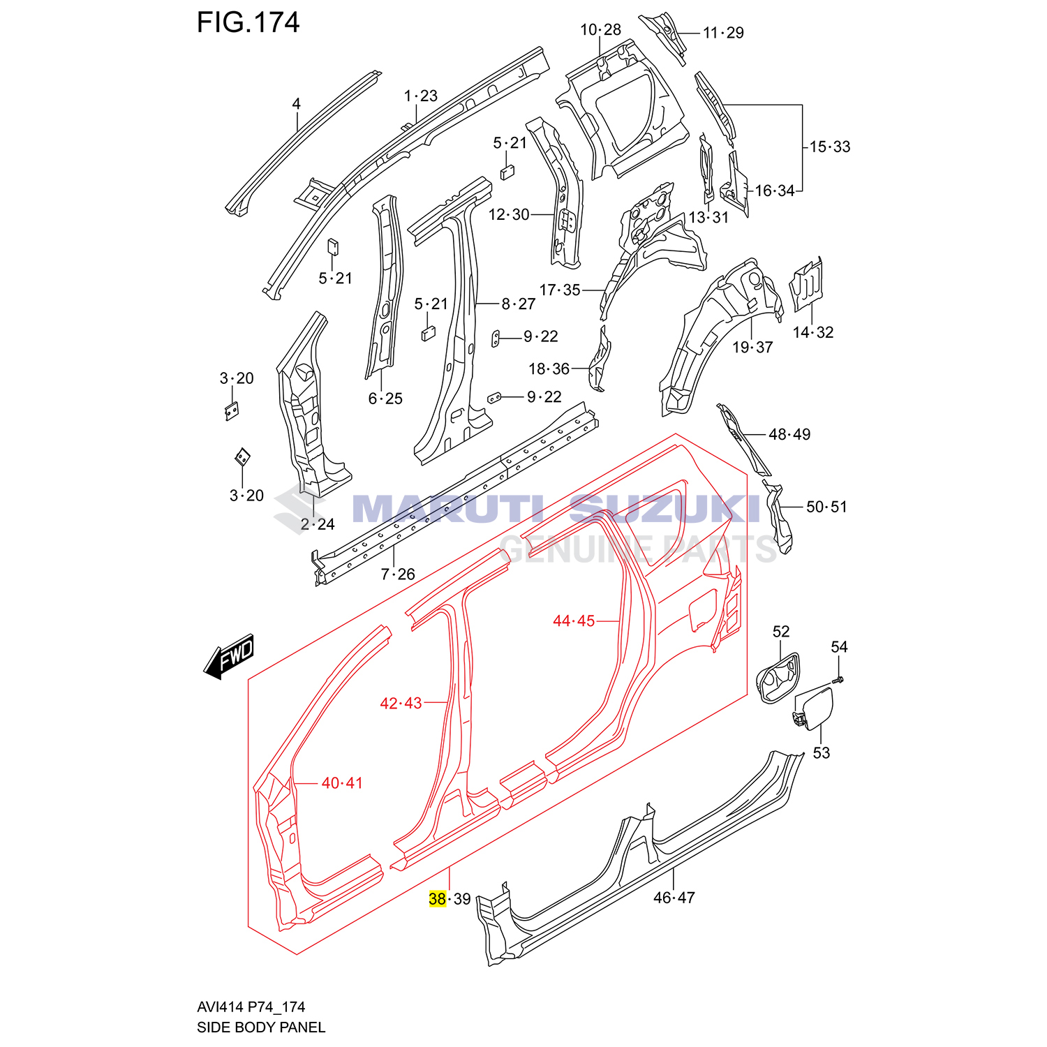 SIDE BODY OUTER PANEL (RIGHT)