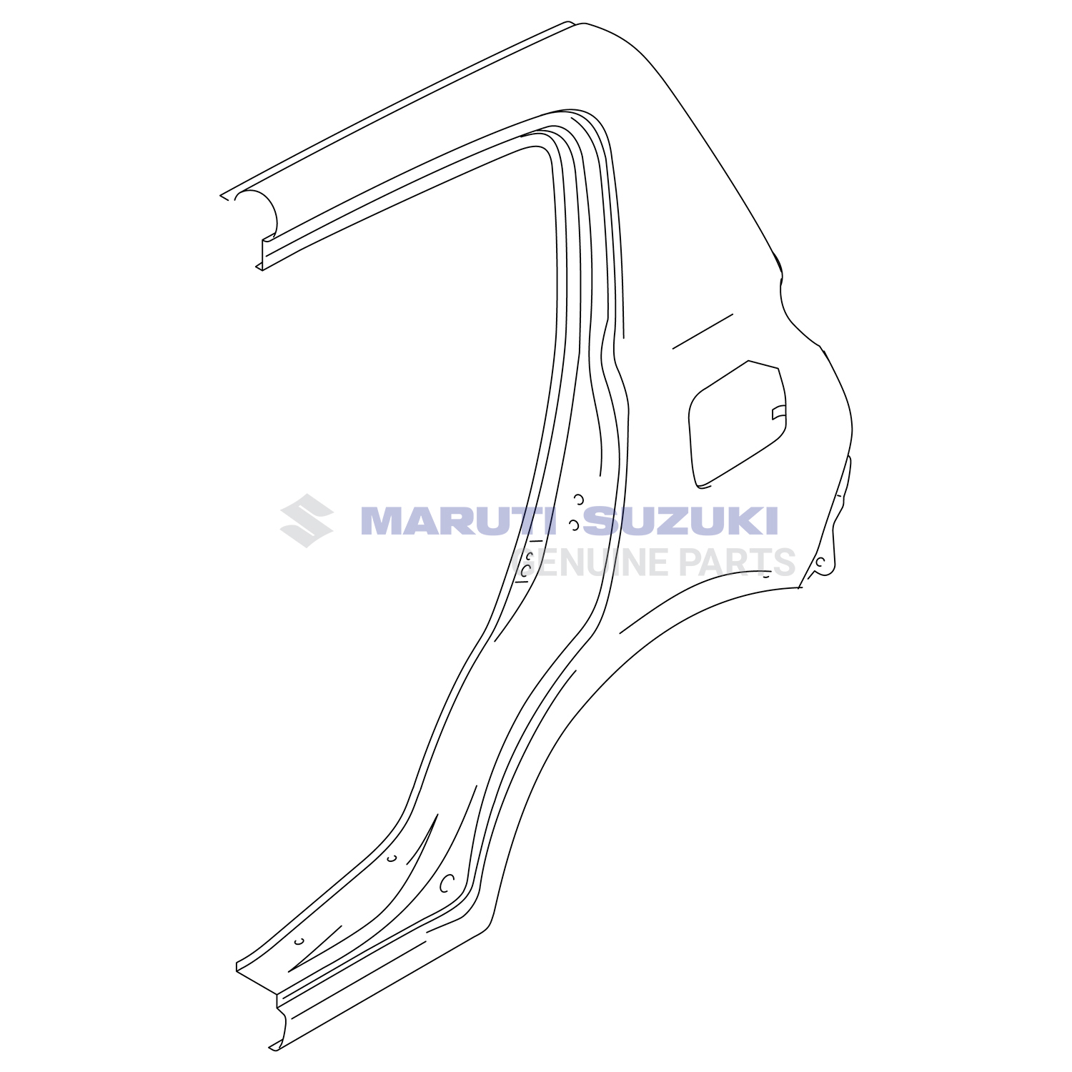 SIDE BODY PANEL (QUARTER PILLAR - LEFT)