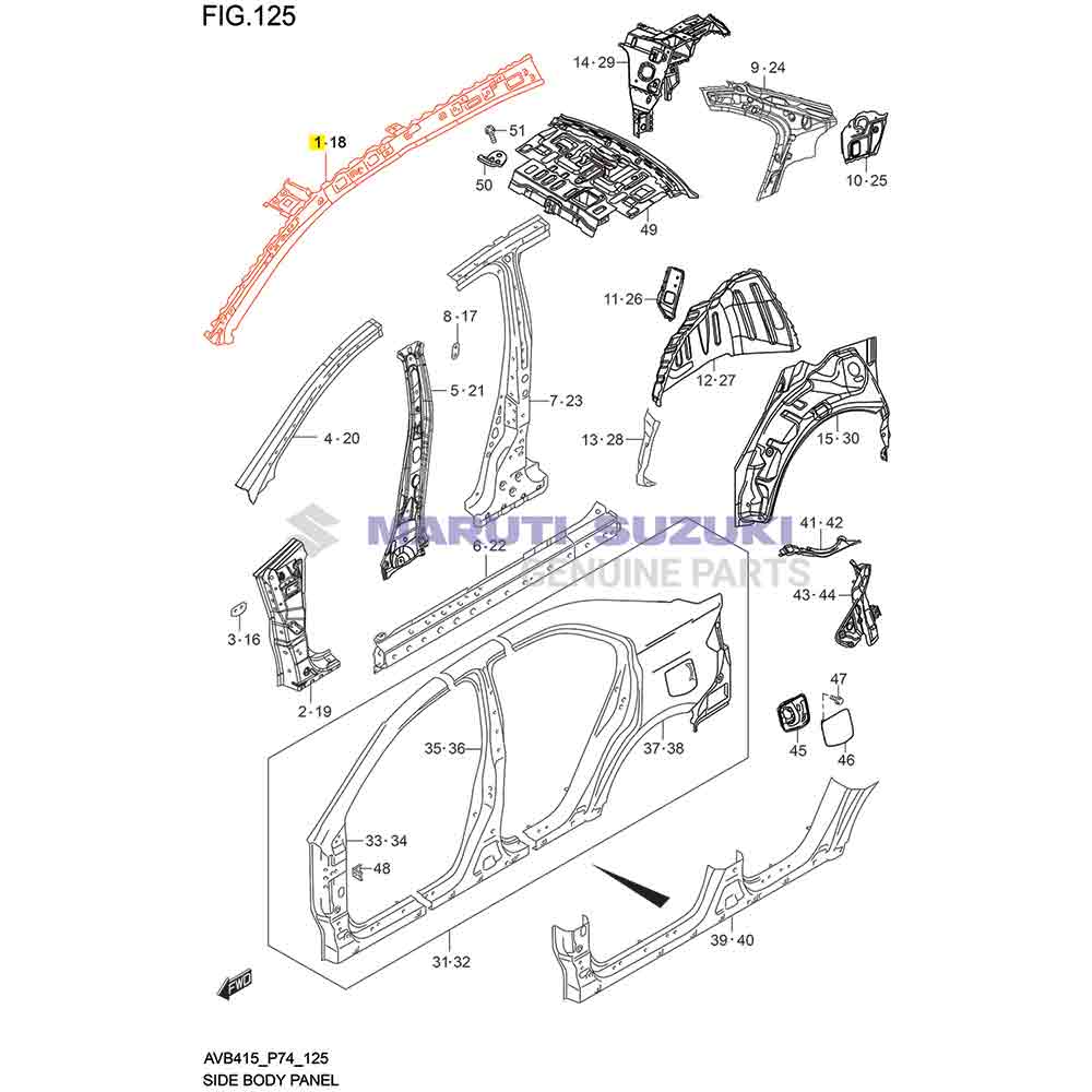 BODY - LEFT QUARTER PANEL