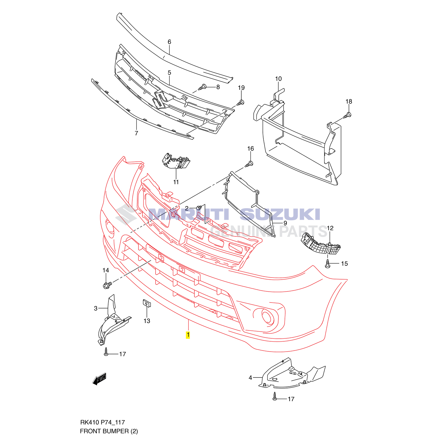 FRONT BUMPER