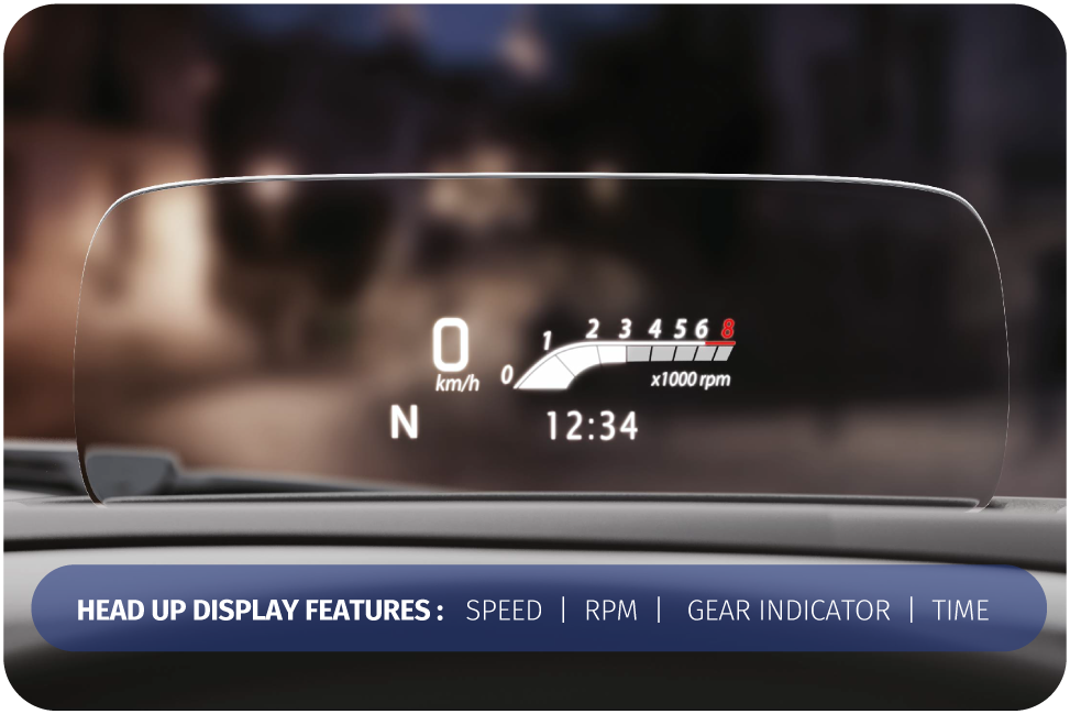 Head UP Display Feature Maruti Suzuki